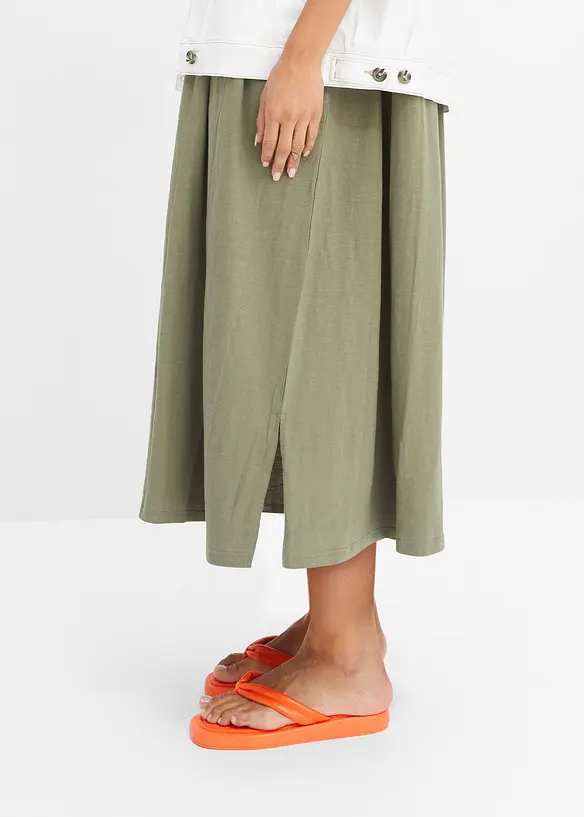 Mellanl&aring;ng kl&auml;nning i ekologisk bomull, bonprix