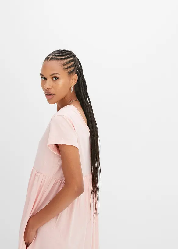 Mellanl&aring;ng kl&auml;nning i ekologisk bomull, bonprix