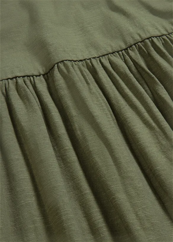 Mellanl&aring;ng kl&auml;nning i ekologisk bomull, bonprix