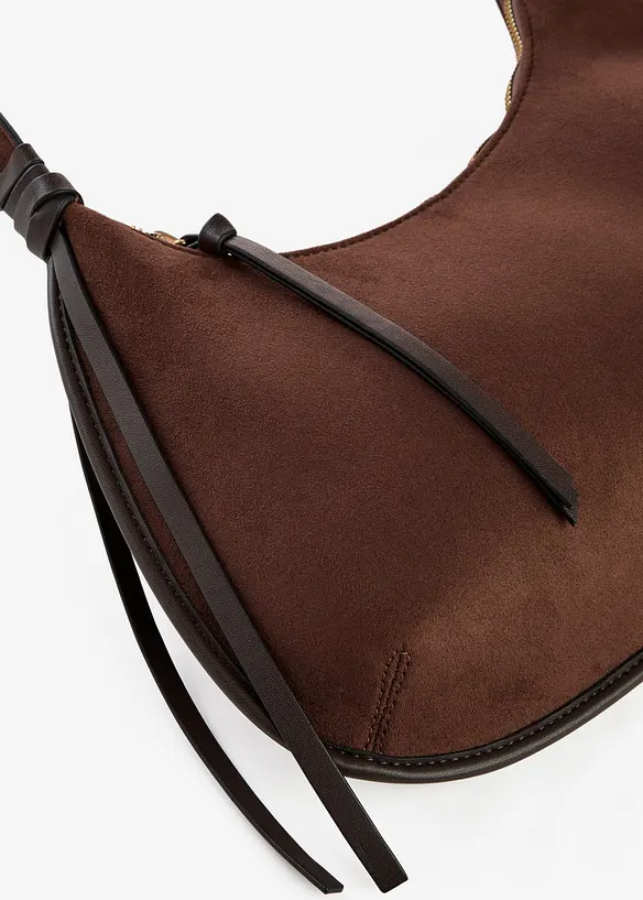 Axelremsv&auml;ska av mockaskinnimitation med passpoaler, bonprix