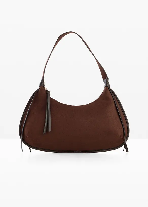 Axelremsv&auml;ska av mockaskinnimitation med passpoaler, bonprix