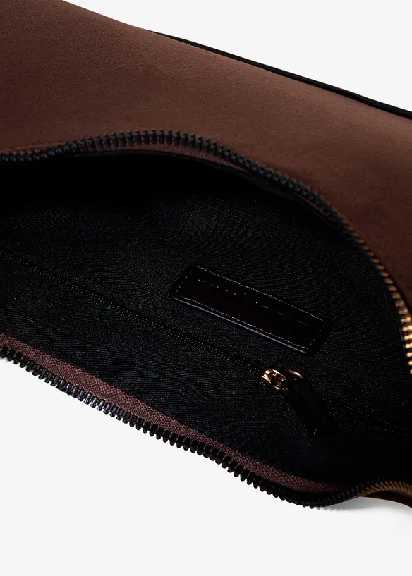 Axelremsv&auml;ska av mockaskinnimitation med passpoaler, bonprix