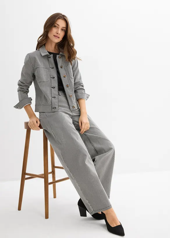 Ballongformad byxa med r&auml;nder, bonprix