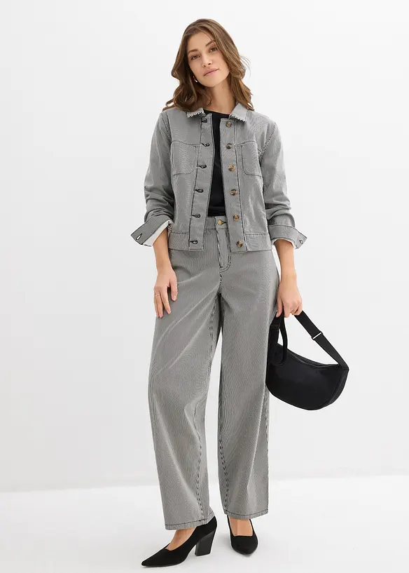 Ballongformad byxa med r&auml;nder, bonprix