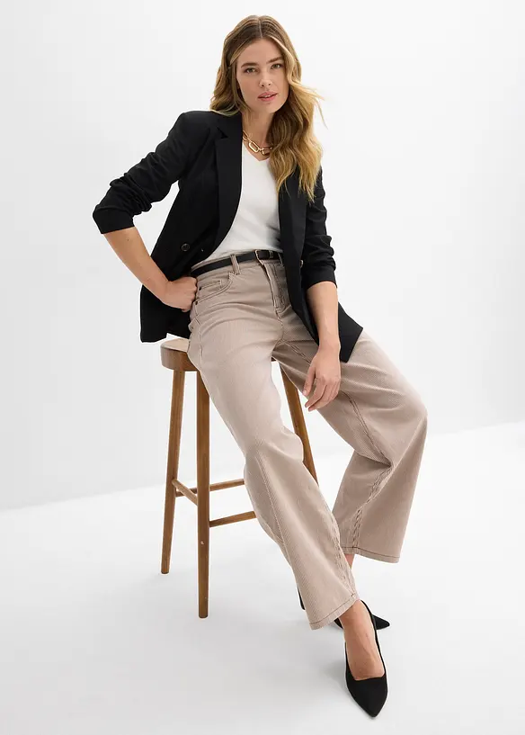 Ballongformad byxa med r&auml;nder, bonprix