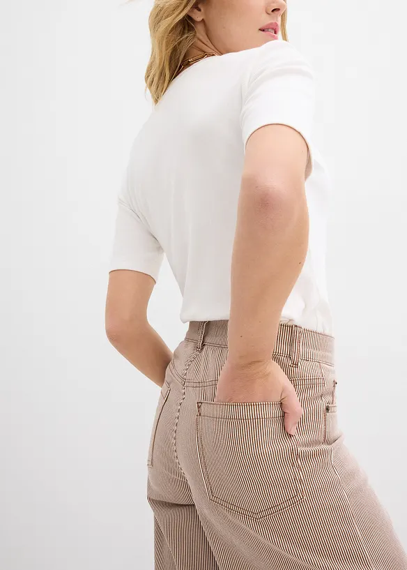 Ballongformad byxa med r&auml;nder, bonprix