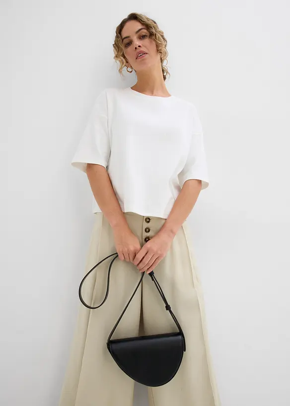 T-shirt i ren ekologisk bomull, bonprix