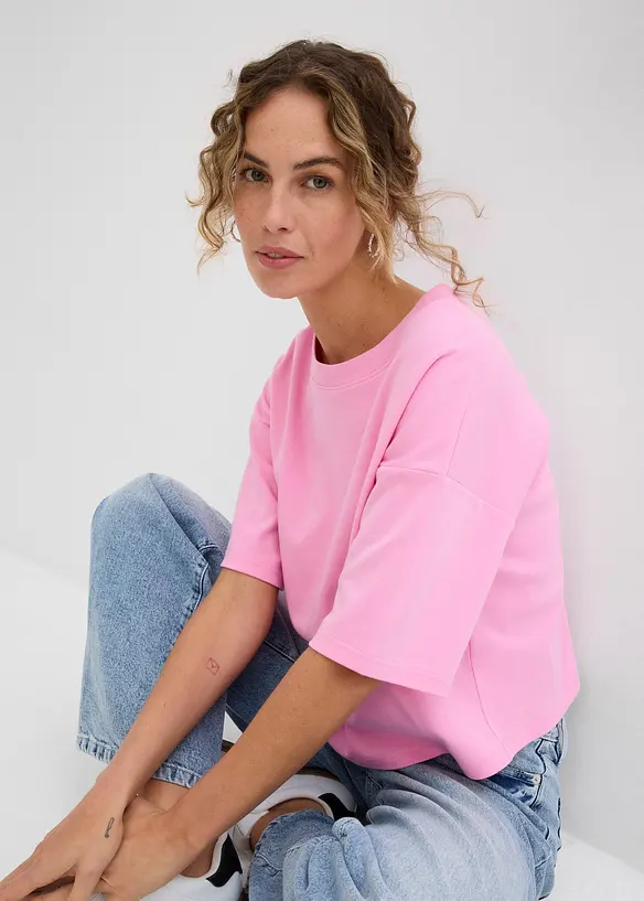 T-shirt i ren ekologisk bomull, bonprix