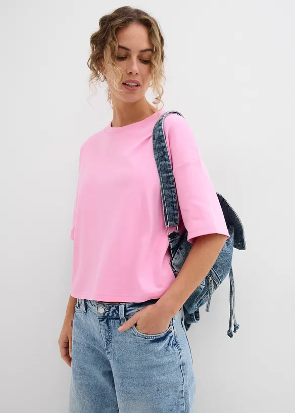 T-shirt i ren ekologisk bomull, bonprix