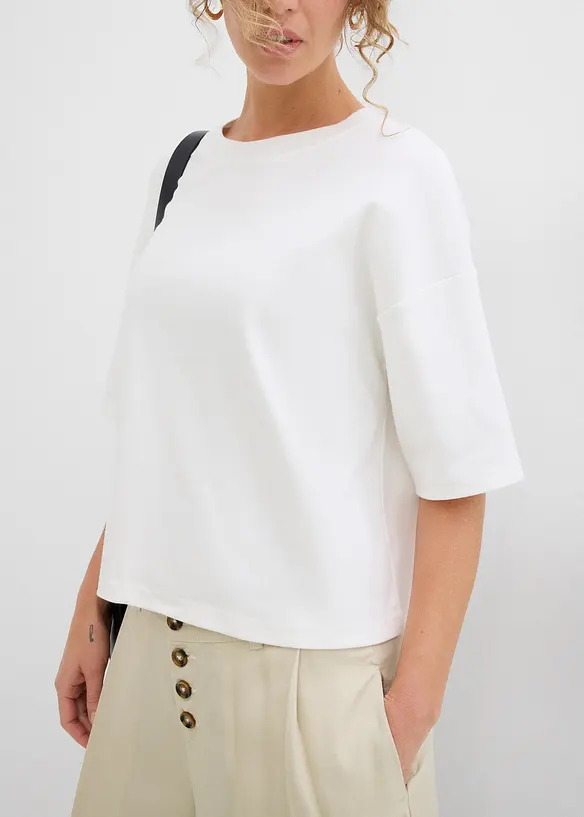 T-shirt i ren ekologisk bomull, bonprix