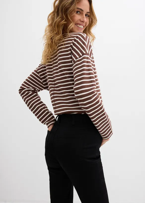 Superstretchiga mammajeans f&ouml;r graviditeten och f&ouml;rsta tiden med b&auml;bis, bonprix