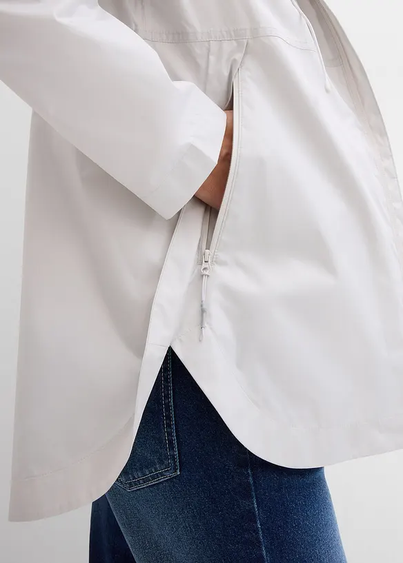 Ultral&auml;tt vind- och vattenavvisande mammajacka med babyficka, bonprix