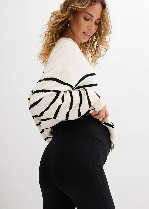 Mammaleggings av ekologisk bomull (3-pack), bonprix