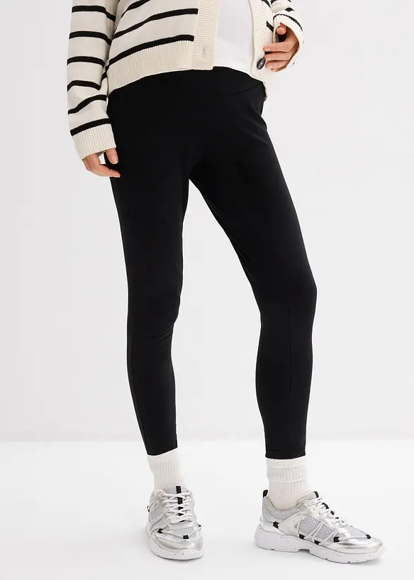 Mammaleggings av ekologisk bomull (3-pack), bonprix