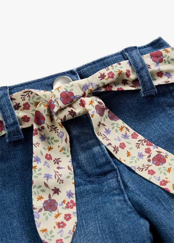 Dra p&aring;-jeans med sk&auml;rp, bonprix