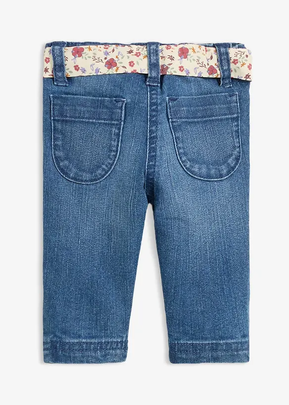 Dra p&aring;-jeans med sk&auml;rp, bonprix