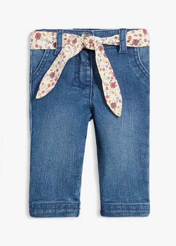 Dra p&aring;-jeans med sk&auml;rp, bonprix