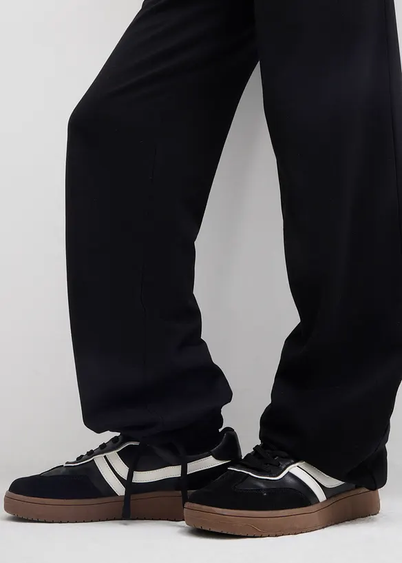 Mammabyxa i trik&aring; av ekologisk bomull med justerbara benslut, bonprix