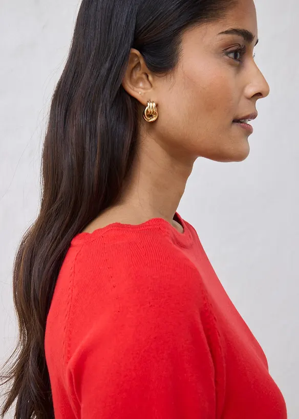 Tr&ouml;ja med sidenandel, bonprix