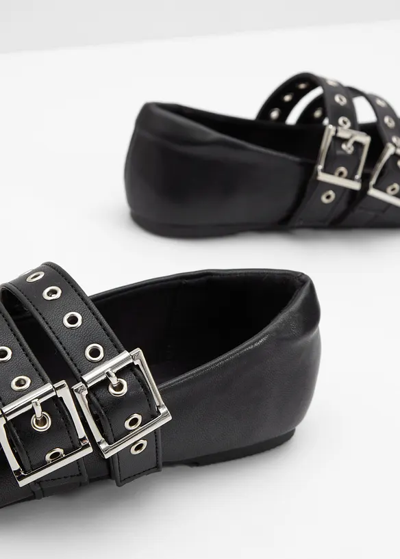 Mary Jane-skor med vadderad innersula, bonprix