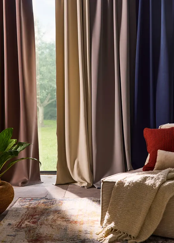 M&ouml;rkl&auml;ggande gardinl&auml;ngd, flera storlekar (1-pack), bonprix