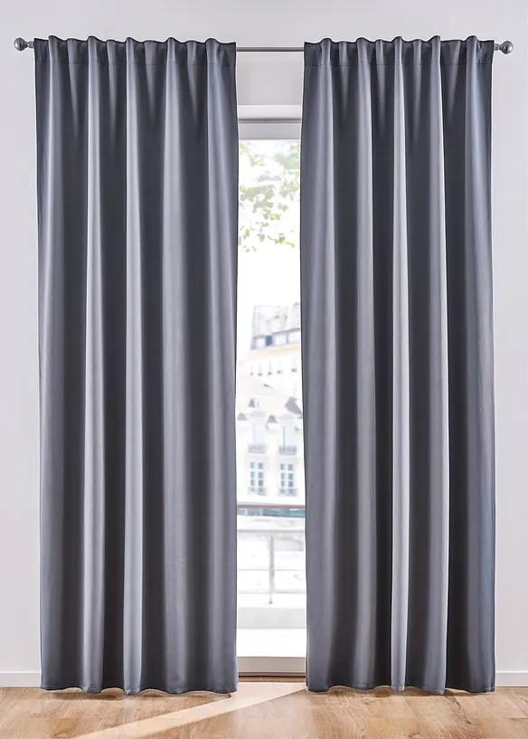 M&ouml;rkl&auml;ggande gardin, finns i flera storlekar (1 styck), bonprix