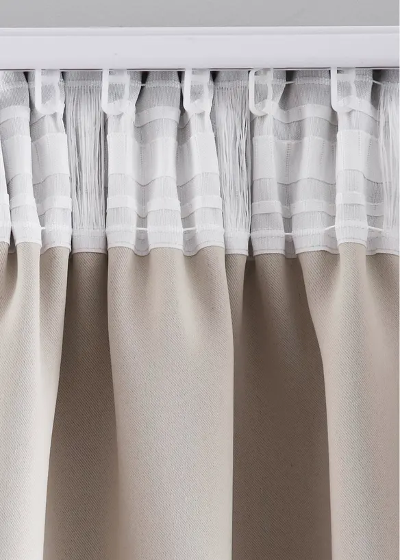 M&ouml;rkl&auml;ggande gardin, finns i flera storlekar (1 styck), bonprix