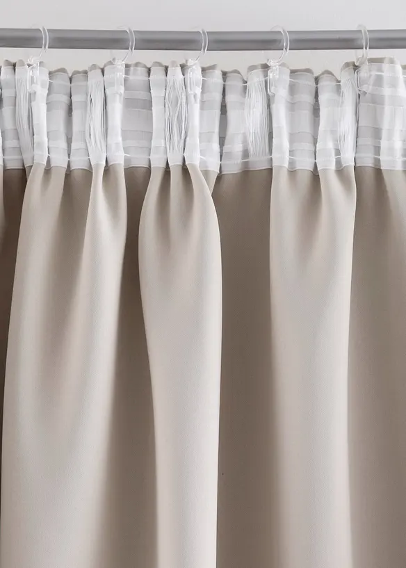 M&ouml;rkl&auml;ggande gardin, finns i flera storlekar (1 styck), bonprix