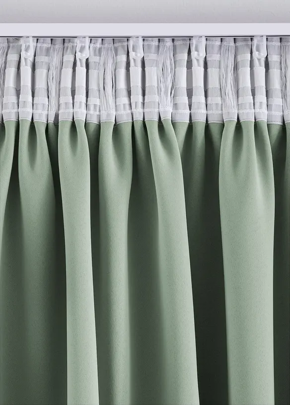 M&ouml;rkl&auml;ggande gardin, finns i flera storlekar (1 styck), bonprix