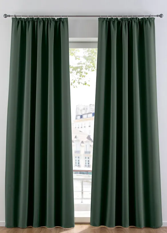 M&ouml;rkl&auml;ggande gardin, finns i flera storlekar (1 styck), bonprix