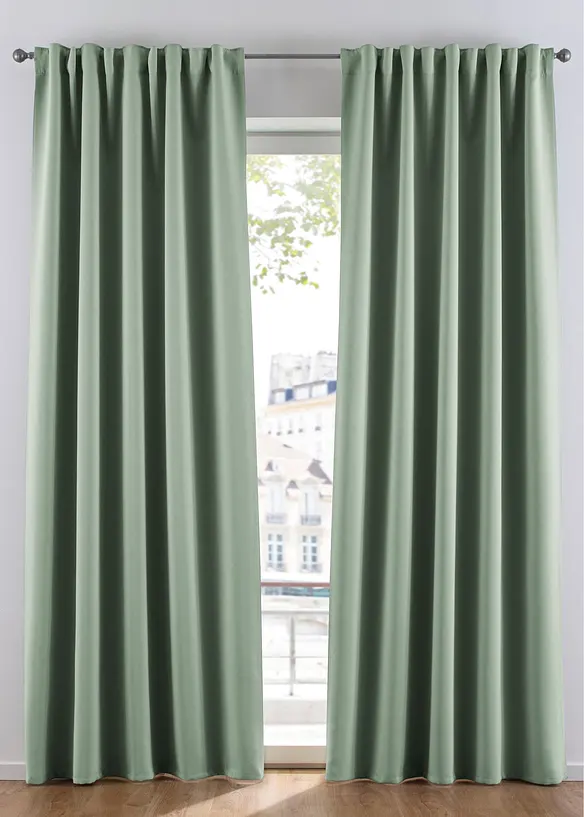 M&ouml;rkl&auml;ggande gardin, finns i flera storlekar (1 styck), bonprix