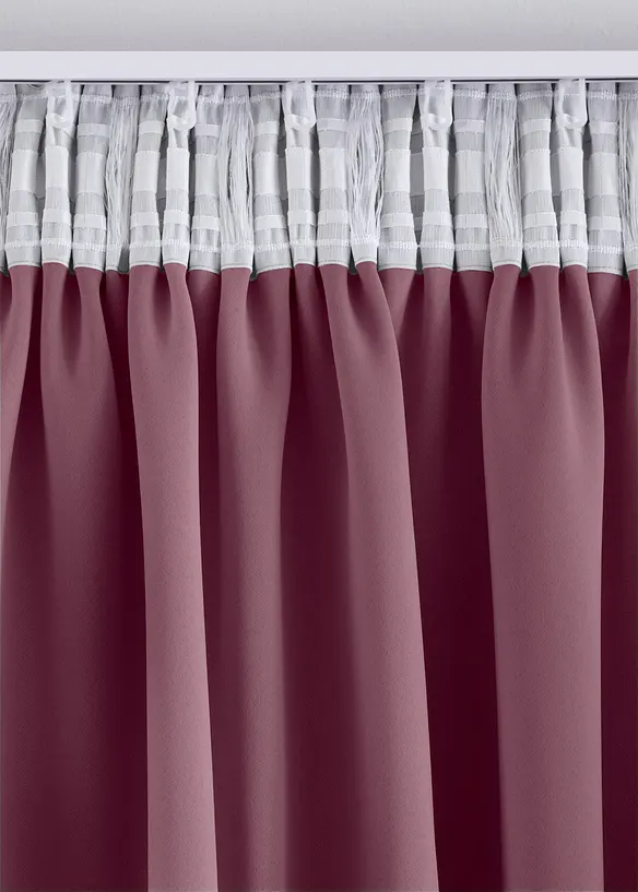 M&ouml;rkl&auml;ggande gardin, finns i flera storlekar (1 styck), bonprix