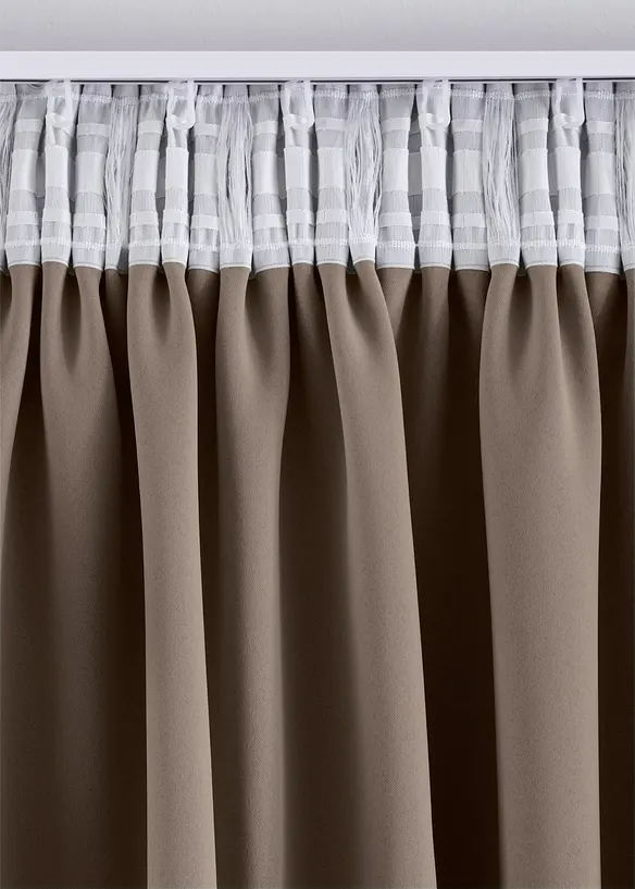 M&ouml;rkl&auml;ggande gardin, finns i flera storlekar (1 styck), bonprix