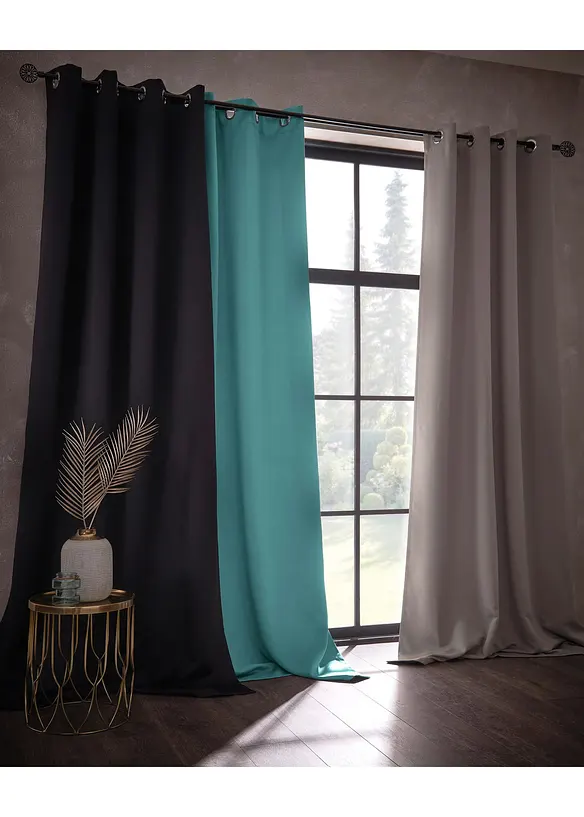 M&ouml;rkl&auml;ggande gardin, finns i flera storlekar (1 styck), bonprix