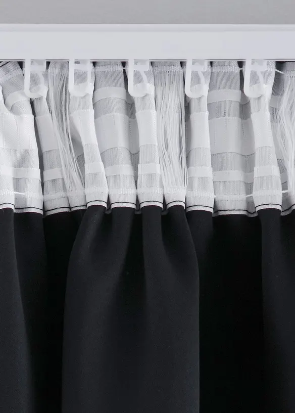 M&ouml;rkl&auml;ggande gardin, finns i flera storlekar (1 styck), bonprix