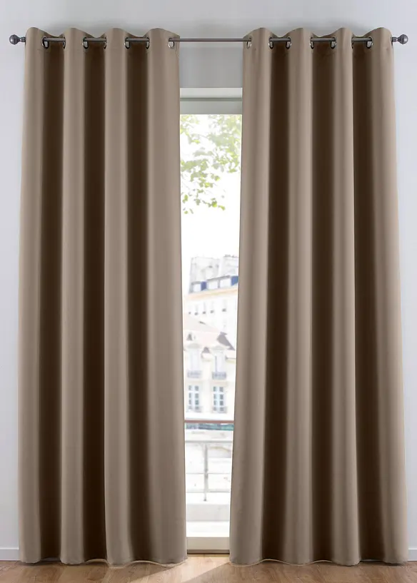 M&ouml;rkl&auml;ggande gardin, finns i flera storlekar (1 styck), bonprix