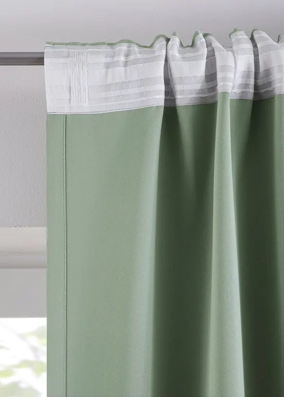 M&ouml;rkl&auml;ggande gardin, finns i flera storlekar (1 styck), bonprix