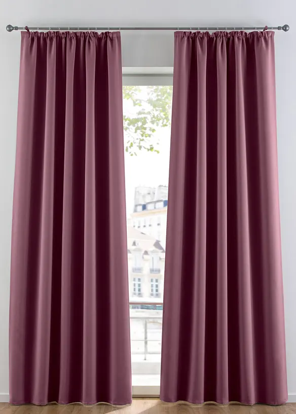 M&ouml;rkl&auml;ggande gardin, finns i flera storlekar (1 styck), bonprix