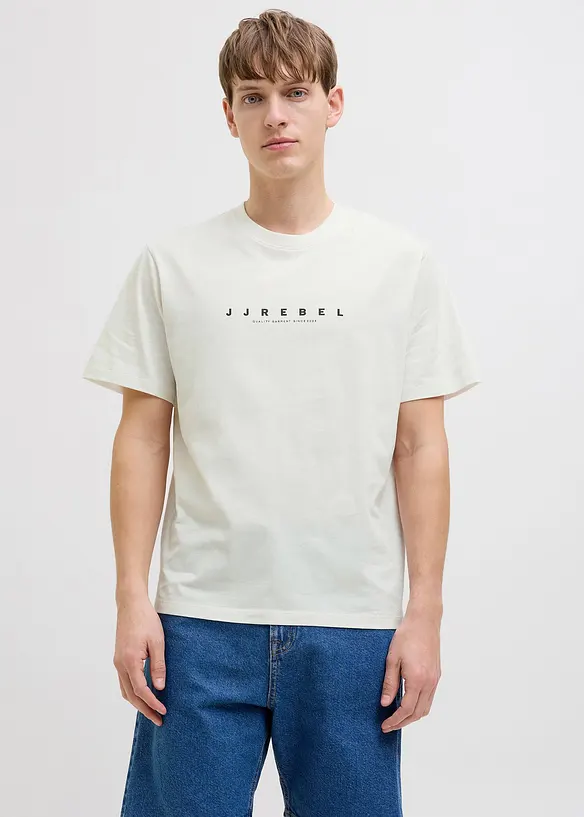 T-shirt fr&aring;n JJ REBEL, av bomull, Loose Fit, JJ REBEL