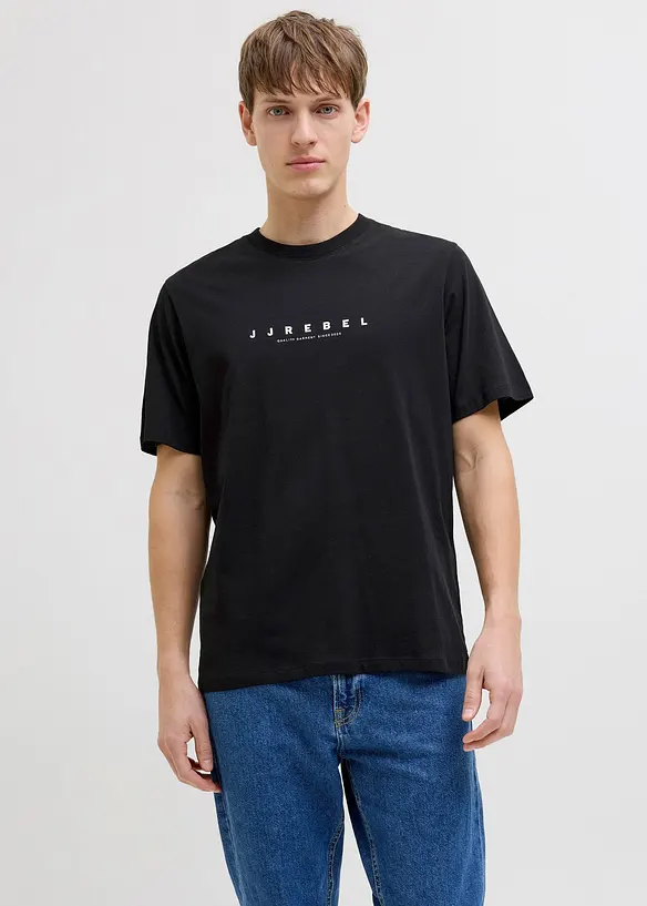 T-shirt fr&aring;n JJ REBEL, av bomull, Loose Fit, JJ REBEL
