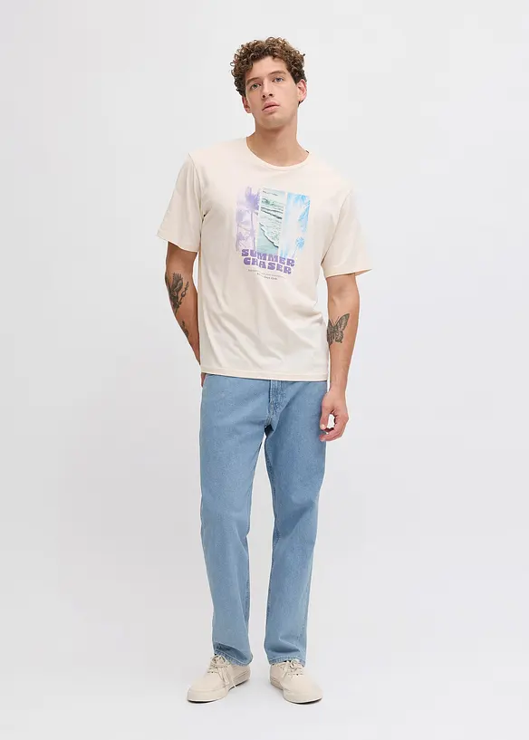 Jeans i bomull fr&aring;n JJ REBEL, Relaxed Fit, JJ REBEL