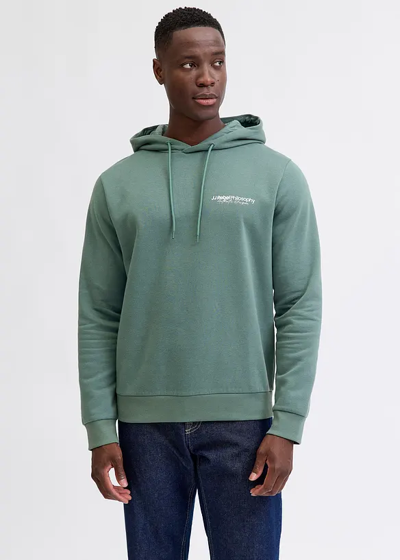 Sweatshirt med huva fr&aring;n JJ REBEL, JJ REBEL