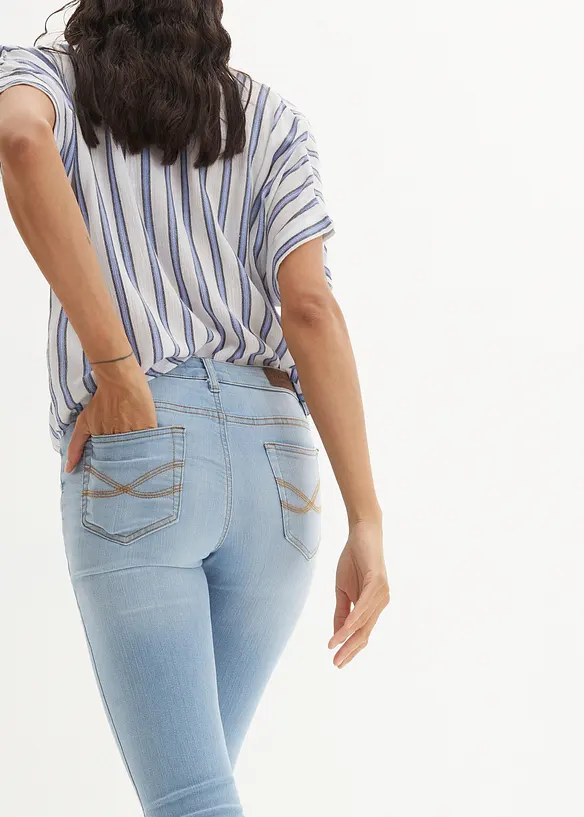 Skinny Jeans Mid Waist, Stretch, bonprix