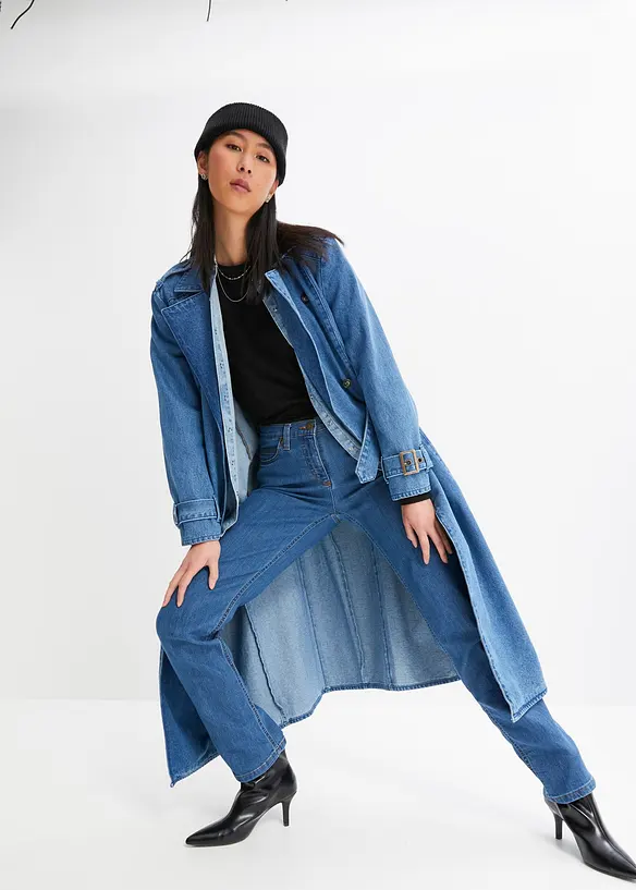 Straight Jeans Mid Waist, Stretch, bonprix