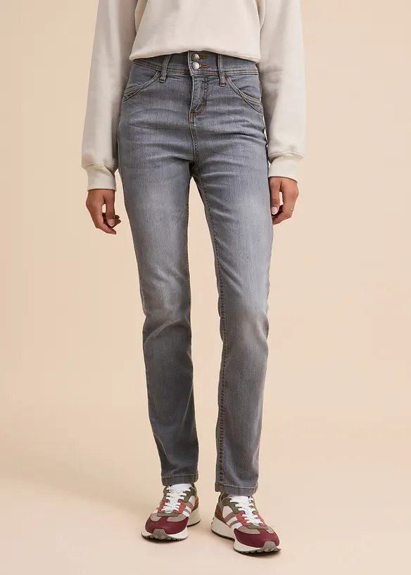 Slim Fit Jeans High Waist, Comfort Stretch, bonprix