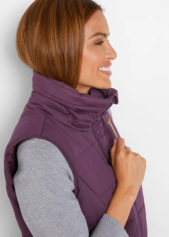 L&aring;ng v&auml;st med st&aring;krage, bonprix