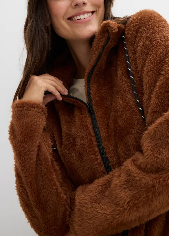 Jacka i teddyfleece, bonprix