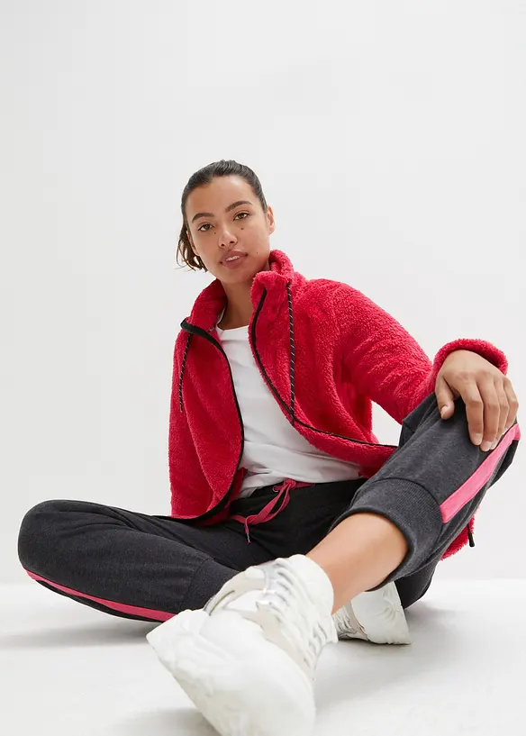 Jacka i teddyfleece, bonprix