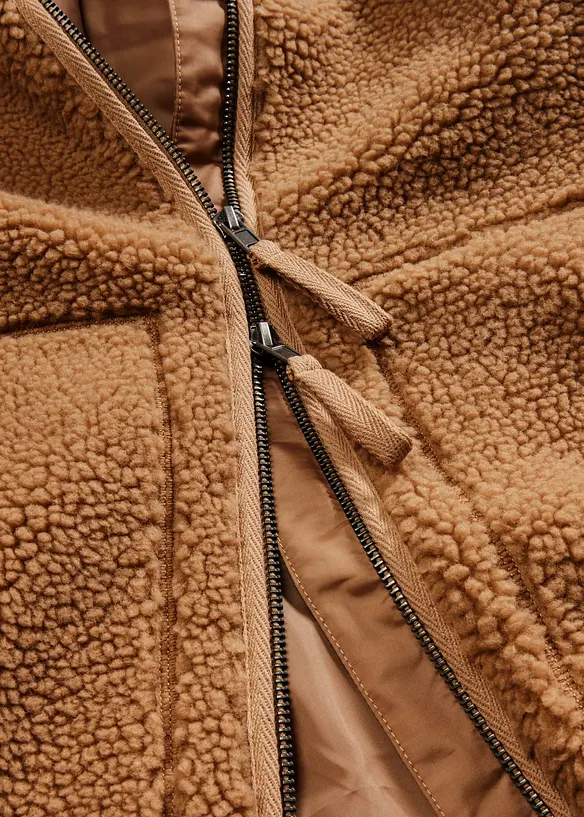 Jacka i teddyfleece, bonprix