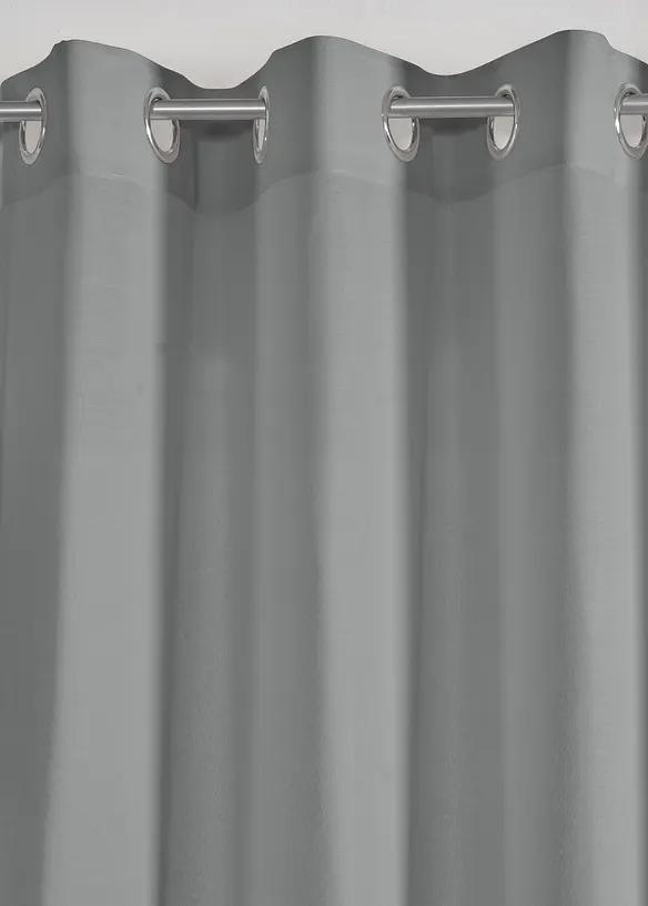 Gardinl&auml;ngd med linnelook och &aring;tervunnen polyester (1-pack), bonprix